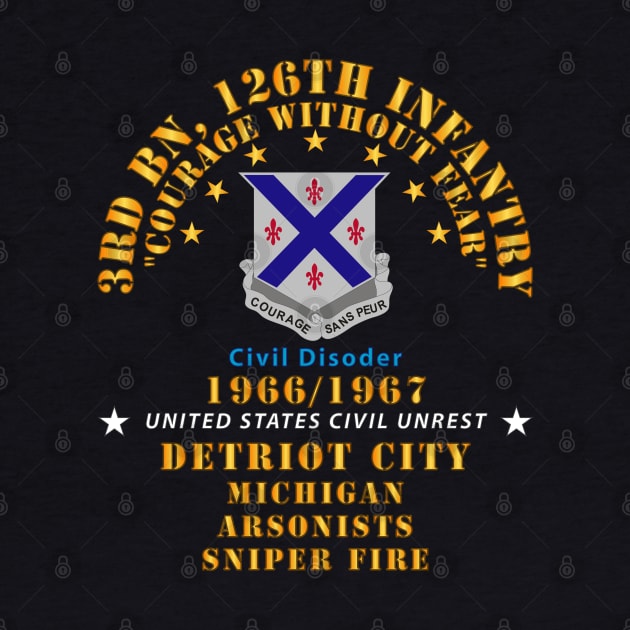 3rd Bn 126th Infantry Detroit City MI - Arson - Sniper 1966 - 1967 - Civil Disorder by twix123844